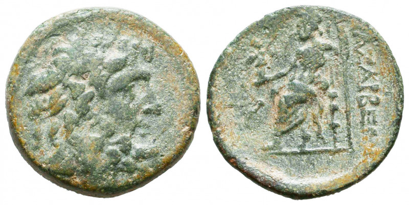 CILICIA. Anazarbos. Tarkondimotos (39-31 BC). Ae Tetrachalkon.

Condition: Very ...