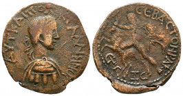 Gallienus. 253-268 AD. AE. Pontus, Sebastpolis, Year 266=263/4 AD. 
Obv: AYT KAI ΠO ΛIK ΓAΛΛIHNOC Bust laureate, draped, cuirassed right, with oversiz...