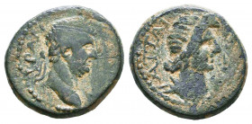 PAMPHYLIA. Attaleia. Hadrian (117-138). Ae.
Obv: AV TPAI AΔPIAN.
Laureate head of Hadrian right.
Rev: ATTAΛЄΩN.

Condition: Very Fine

Weight: ...