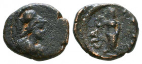 Pseudo-autonomous. ca. 3rd century A.D. AE

Condition: Very Fine

Weight: 1,9 gr
Diameter: 13,2 mm
