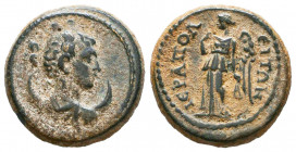 Pseudo-autonomous (Circa 2nd century). Ae.
Condition: Very Fine

Weight: 5,1 gr
Diameter: 18,9 mm