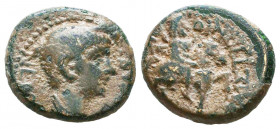Nero (54-68). Phrygia, Julia. Æ

Condition: Very Fine

Weight: 4 gr
Diameter: 17 mm
