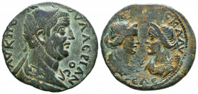 Valerian I (253-260). Cilicia, Seleucia ad Calycadnum. Æ
Condition: Very Fine

Weight: 13,8 gr
Diameter: 32,2 mm