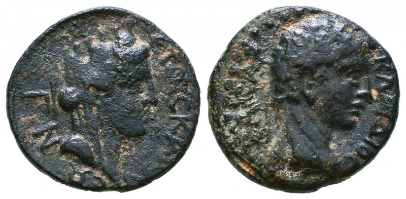 CILICIA or SYRIA, Uncertain Caesarea. Claudius. AD 41-54. Æ

Condition: Very F...