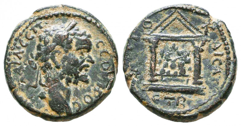 Cappadocia. Caesarea. Septimius Severus AD 193-211.
CЄΠ CЄO-YH[...], laureate he...