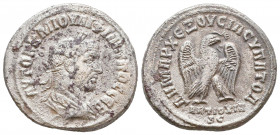 Philippus I Arabs (244-249) - Seleucis and Pieria / Antioch - AR Tetradrachm 

Condition: Very Fine

Weight: 10 gr
Diameter: 27,4 mm