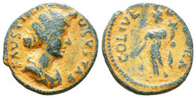 PISIDIA, Cremna. Faustina Junior. Augusta, AD 147-175. Æ 

Condition: Very Fine

Weight: 5,2 gr
Diameter: 22,3 mm