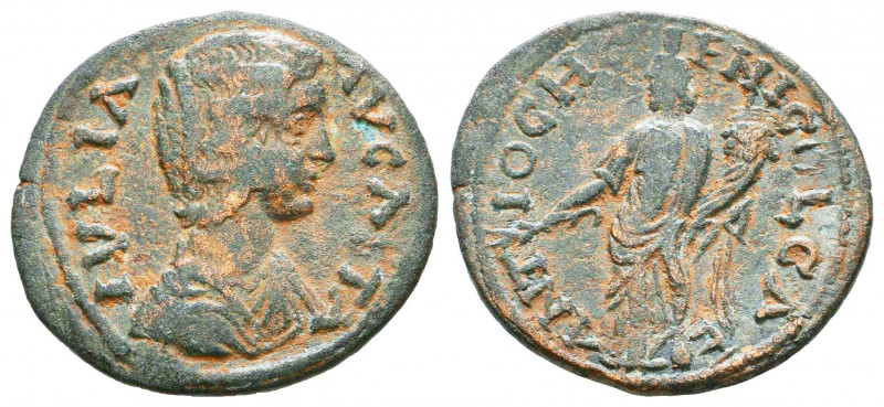 PISIDIA, Antioch. Julia Domna, wife of Septimius Severus. Augusta, 193-217 AD. Æ...