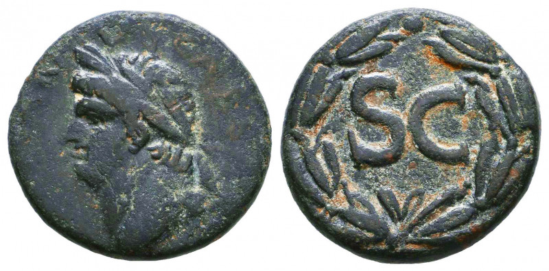 Domitian, as Caesar, Æ Semis of Antioch, Seleucis and Pieria. AD 69-81.

Conditi...