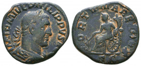 PHILIPPUS I ARABS, 244-249. Sestertius. AE 

Condition: Very Fine

Weight: 12,9 gr
Diameter: 28,2 mm