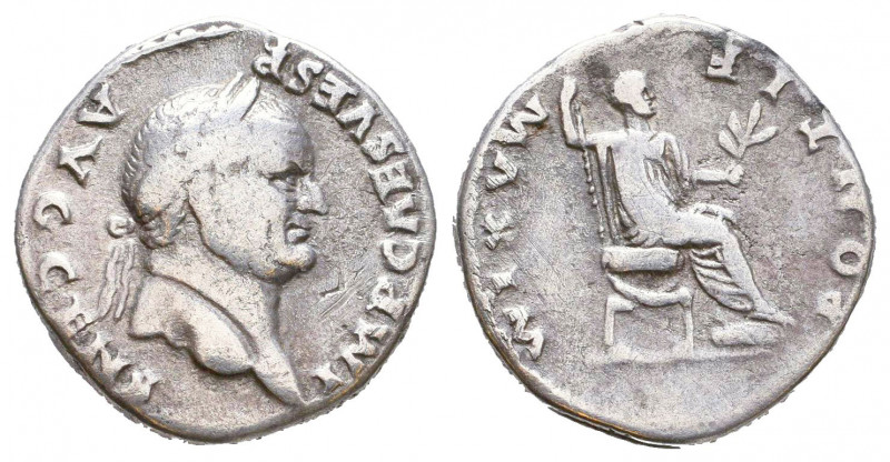 Vespasian (AD 69-79). Silver denarius 

Condition: Very Fine

Weight: 3 gr
Diame...