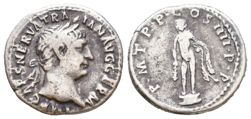 Trajan Denar AR AD 98-117.


Condition: Very Fine

Weight: 3,1 gr
Diameter: 19,1...