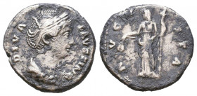 Faustina Senior, wife of Antoninus Pius. Silver Denarius 

Condition: Very Fine

Weight: 2,9 gr
Diameter: 18,3 mm