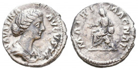 Faustina II, Wife of Marcus Aurelius. Silver denarius

Condition: Very Fine

Weight: 3,2 gr
Diameter: 17,7 mm