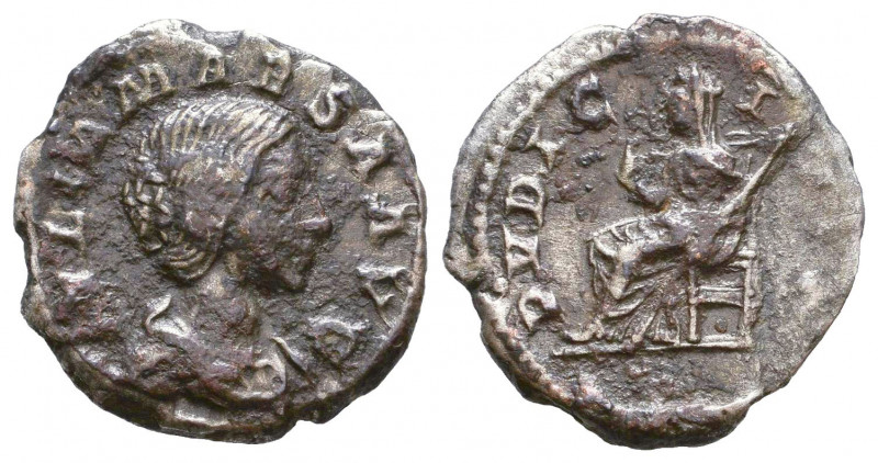 Julia Maesa, grandmother of Elagabal and Severus Alexander
Denarius AD. 218-222 ...