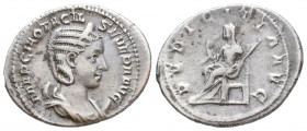 Otacilia Severa AD 244-249. Rome Denarius AR 

Condition: Very Fine

Weight: 4,6 gr
Diameter: 25 mm