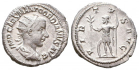 Gordian III AR Antoninianus. Rome, AD 241-243

Condition: Very Fine

Weight: 4,2 gr
Diameter: 22,8 mm