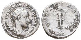 Gordian III AR Antoninianus. Rome, AD 241-243

Condition: Very Fine

Weight: 4,6 gr
Diameter: 21,5 mm