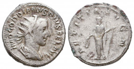 Gordian III AR Antoninianus. Rome, AD 241-243

Condition: Very Fine

Weight: 3,9 gr
Diameter: 22,4 mm