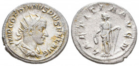 Gordian III AR Antoninianus. Rome, AD 241-243

Condition: Very Fine

Weight: 4,5 gr
Diameter: 22,6 mm