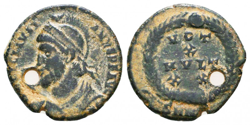 Julian II AD 360-363. Follis Æ

Condition: Very Fine

Weight: 2,8 gr
Diameter: 1...