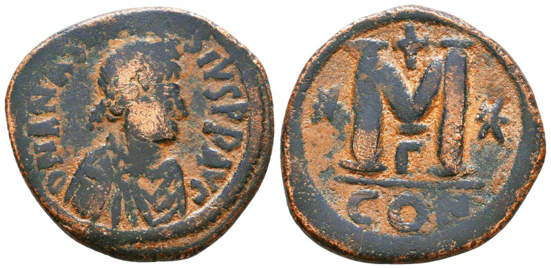 ANASTASIUS I. 491-518 AD. Æ Follis

Condition: Very Fine

Weight: 18,5 gr
Diamet...