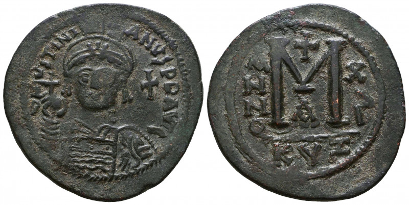 Justinian I. 527-565. AE 

Condition: Very Fine

Weight: 21 gr
Diameter: 39,5 mm