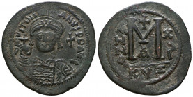 Justinian I. 527-565. AE 

Condition: Very Fine

Weight: 21 gr
Diameter: 39,5 mm