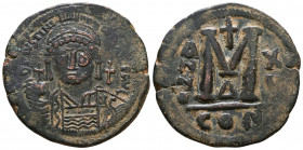 Justinian I. 527-565. AE 

Condition: Very Fine

Weight: 23,3 gr
Diameter: 38,1 mm
