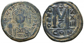 Justinian I. 527-565. AE 

Condition: Very Fine

Weight: 17,6 gr
Diameter: 32 mm