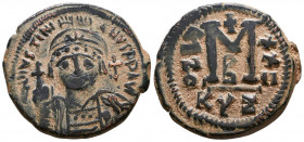 Justinian I. 527-565. AE 

Condition: Very Fine

Weight: 20,2 gr
Diameter: 35,6 mm