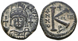 Justinian I. 527-565. AE 

Condition: Very Fine

Weight: 9,2 gr
Diameter: 26,6 mm