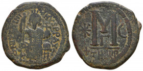 Justinian I. 527-565. AE 

Condition: Very Fine

Weight: 17,8 gr
Diameter: 31,5 mm
