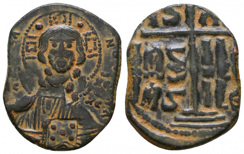 Byzantine Coins Ae, Anonymous, Bust of Jesus, 7th - 13th Centuries

Reference:
C...