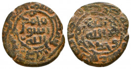 UMAYYAD: Anonymous, AE fals
Condition: Very Fine

Weight: 4,1 gr
Diameter: 20,7 mm
