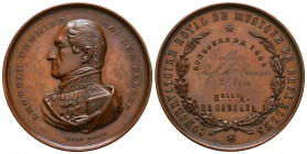 Unique Medallion, 1863 Belgium song contest , which was held by Belgium Kingdom.

Condition: Extremely Fine

Weight: 27,5 gr
Diameter: 40,8 mm