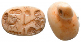 Very important Marble Seal Pendant from Very early age!

Condition: Very Fine

Weight: 6,9 gr
Diameter: 22,2 mm
