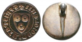 Medieval Matrix Seal Pendant !

Condition: Very Fine

Weight: 7,2 gr
Diameter: 24,2 mm
