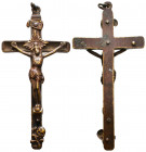 Very Beautiful Medieval Cross Button, Ae Bronze,
Condition: Very Fine

Weight: 31,5 gr
Diameter: 98,4 mm
