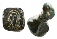 Very Beautiful BYZANTINE Stamp Seal
CIRCA 9TH-11TH CENTURY A.D.

Condition: Very Fine

Weight: 5,3 gr
Diameter: 24,5 mm
