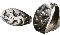 Very Rare Roman Silver Army Ring, 1st - 3rd century AD
Condition: Very Fine

Weight: 5,4 gr
Diameter: 21,5 mm