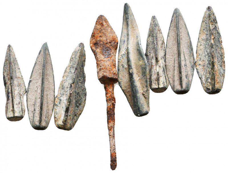 Very Nice Ancient Arrow Heads, Lot of 5
Condition: Very Fine

Weight: lot
Di...