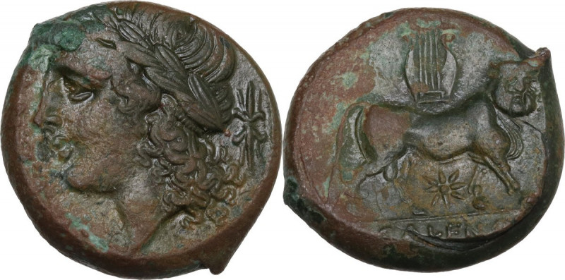 Greek Italy. Samnium, Southern Latium and Northern Campania, Cales. AE 20 mm. c....