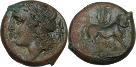 Greek Italy. Samnium, Southern Latium and Northern Campania, Cales. AE 20 mm. c. 265-240 BC. HN Italy 436; HGC 1 376. AE. 6.80 g. 20.00 mm. Good VF.