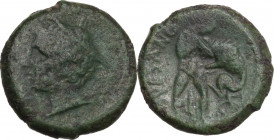 Greek Italy. Samnium, Southern Latium and Northern Campania, Suessa Aurunca. AE 20 mm. c. 265-250 BC. HN Italy 448; HGC 1 509. AE. 8.02 g. 21.50 mm. S...