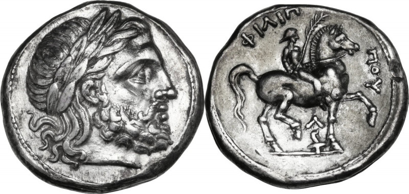 Continental Greece. Kings of Macedon. Philip II (359-336 BC). AR Tetradrachm, Am...