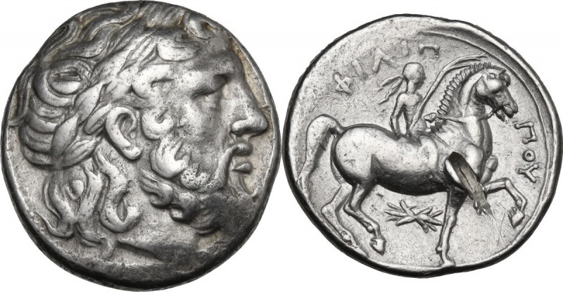 Continental Greece. Kings of Macedon. Philip II (359-336 BC). AR Tetradrachm, Pe...