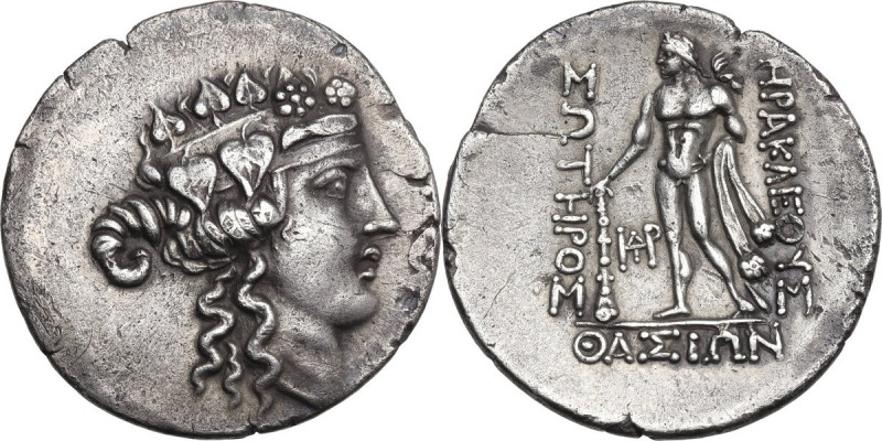 Continental Greece. Islands off Thrace, Thasos. AR Tetradrachm, circa 90-75 BC. ...