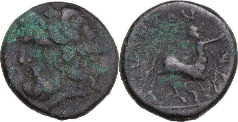 Continental Greece. Thessaly, Magnetes. AE Tetrachalkon, 197-146 BC. cf. SNG Cop...