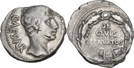 Augustus (27 BC - 14 AD). AR Denarius. Uncertain Spanish mint (Colonia Patricia?), c. 19 BC. RIC I (2nd ed.) 77a; C. 208 (Fr. 5). AR. 3.68 g. 19.50 mm...